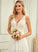 With Kathleen Wedding Dresses Dress V-neck Chiffon Train Wedding Sweep Lace A-Line Lace