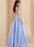 Beading Ball-Gown/Princess Prom Dresses Reese Sequins V-neck Floor-Length With Satin