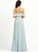 Floor-Length SplitFront Off-the-Shoulder Length Silhouette Embellishment Neckline A-Line Fabric Damaris Scoop A-Line/Princess Bridesmaid Dresses