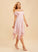 Embellishment Silhouette Ruffle A-Line Asymmetrical Fabric SquareNeckline Length Neckline Cara A-Line/Princess Sleeveless Bridesmaid Dresses