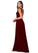 Ashlyn A-Line/Princess Sleeveless Natural Waist Spaghetti Staps Off The Shoulder Floor Length Bridesmaid Dresses