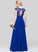 V-neck Silhouette Floor-Length Embellishment Ruffle Length A-Line Neckline Fabric Meredith Floor Length Natural Waist Bridesmaid Dresses