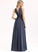 Neckline Fabric Length SplitFront Embellishment Silhouette V-neck Ruffle A-Line Floor-Length Meredith Floor Length Bridesmaid Dresses