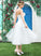 Wedding Dresses Dress Tulle Gwendoline Sweetheart Wedding Tea-Length With Ruffle A-Line