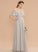 Length Neckline Fabric A-Line Straps Silhouette Floor-Length Off-the-Shoulder Genevieve A-Line/Princess Sleeveless Floor Length Bridesmaid Dresses