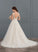 V-neck Wedding Dresses Ball-Gown/Princess Train Dress Court Coral Wedding Tulle