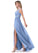Amber Natural Waist Sleeveless Spaghetti Staps Floor Length A-Line/Princess Bridesmaid Dresses