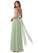 Noelle V-Neck A-Line/Princess Sleeveless Natural Waist Floor Length Bridesmaid Dresses