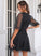Homecoming V-neck Marie Homecoming Dresses Short/Mini Dress A-Line