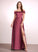 Neckline Fabric Off-the-Shoulder Floor-Length SplitFront Embellishment A-Line Length Silhouette Danica Floor Length Natural Waist Bridesmaid Dresses