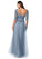 Shania Natural Waist Floor Length Straps A-Line/Princess Sleeveless Bridesmaid Dresses