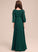 V-neck A-Line With Junior Bridesmaid Dresses Chiffon Floor-Length Zara Ruffles