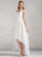 Ruffle Wedding Dresses Dress Sequins With Tulle Beading A-Line V-neck Wedding Asymmetrical Ellie