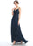 Lace Bow(s) Fabric V-neck Length Asymmetrical Neckline A-Line Embellishment Silhouette Kamryn Bridesmaid Dresses