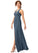 Haleigh Floor Length Natural Waist Sleeveless Straps A-Line/Princess Bridesmaid Dresses