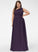 Embellishment Ruffle A-Line One-Shoulder Length Fabric Silhouette Neckline Floor-Length Makena Floor Length Scoop Bridesmaid Dresses