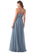 Avah Natural Waist A-Line/Princess V-Neck Floor Length Sleeveless Bridesmaid Dresses
