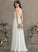 Wedding Chiffon Floor-Length Neck Lila Wedding Dresses Dress A-Line Scoop