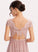 Embellishment Lace V-neck A-Line Fabric Silhouette Floor-Length Length Neckline Celeste A-Line/Princess V-Neck Bridesmaid Dresses