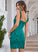 V-neck Short/Mini Homecoming Dresses Dress Homecoming Jazlene