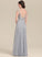V-neck Length Embellishment Neckline Floor-Length Silhouette Bow(s) Fabric A-Line Cheryl V-Neck Natural Waist Bridesmaid Dresses