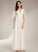 Dress V-neck Floor-Length Wedding Dresses Beading With A-Line Myla Wedding