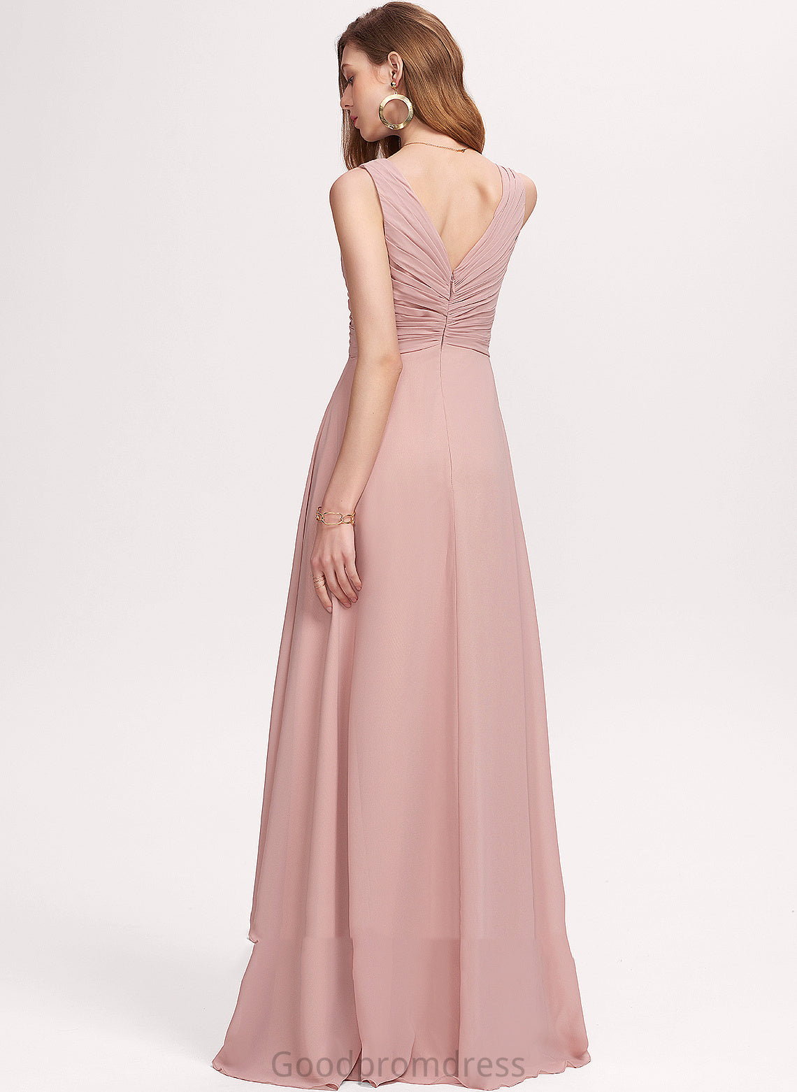 Chiffon A-line V-Neck Formal Dresses Alexa Dresses