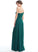 Length A-Line Fabric Silhouette Embellishment One-Shoulder SplitFront Floor-Length Pockets Neckline Ivy Sleeveless Bridesmaid Dresses