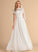 High Lace Dress A-Line Wedding Dresses Maliyah Neck Floor-Length Chiffon Wedding