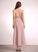 Embellishment A-Line Neckline SplitFront Length Fabric V-neck Asymmetrical Silhouette Victoria A-Line/Princess Natural Waist Bridesmaid Dresses