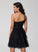 A-Line Dress Maud With Homecoming Beading Short/Mini Homecoming Dresses One-Shoulder Sequins Tulle