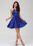 Beading Homecoming Homecoming Dresses Neck Satin Dress Short/Mini A-Line Sequins With Aubrey Scoop