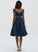 Sweetheart A-Line Off-the-Shoulder Kiley Homecoming Dresses Homecoming Satin Dress Knee-Length