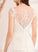 Ball-Gown/Princess Floor-Length Illusion Lace With Dress Wedding Dresses Wedding Emmy