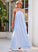 Halter Fabric Silhouette Length Neckline Ankle-Length A-Line Straps Jaylee Natural Waist V-Neck Knee Length Bridesmaid Dresses