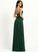 Neckline V-neck Fabric Pleated Embellishment Silhouette Floor-Length A-Line Length Tess Trumpet/Mermaid Floor Length Bridesmaid Dresses