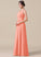 One-Shoulder Ruffle Fabric Length Neckline Embellishment A-Line Floor-Length Silhouette Ashtyn Sleeveless Spaghetti Staps Bridesmaid Dresses