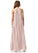 Livia A-Line/Princess Sleeveless Floor Length Natural Waist Spaghetti Staps Bridesmaid Dresses