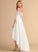 Wedding Dresses A-Line Wedding Lace Dress Satin Asymmetrical Leslie