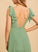 Ruffle Length Fabric Floor-Length Neckline Silhouette V-neck Embellishment A-Line Sibyl Floor Length Spaghetti Staps Bridesmaid Dresses