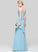 CowlNeck Embellishment Length Silhouette Fabric A-Line Neckline Ruffle Floor-Length Jan Sleeveless Trumpet/Mermaid Bridesmaid Dresses