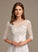 Asymmetrical With Dress Wedding Dresses A-Line Lace Nita Illusion Wedding