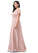 Aisha Empire Waist Sleeveless Floor Length A-Line/Princess Scoop Bridesmaid Dresses