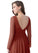 Mollie Natural Waist Sleeveless A-Line/Princess Scoop Floor Length Bridesmaid Dresses