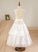 Ball-Gown/PrincessScoopNeckFloor-LengthTulleJuniorBridesmaidDressWithSashBeading#136423 Julie Junior Bridesmaid Dresses