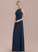 Fabric Ruffle Length Embellishment ScoopNeck Silhouette Floor-Length Neckline A-Line Myah Trumpet/Mermaid Spaghetti Staps Bridesmaid Dresses