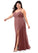 Litzy Halter A-Line/Princess Floor Length Sleeveless Natural Waist Bridesmaid Dresses