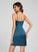 Homecoming Dresses Sheath/Column Ruffle Miah With Short/Mini Homecoming Dress Satin V-neck