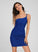 Homecoming Dresses Dress One-Shoulder Sheath/Column Quintina Sequins Pleated Short/Mini With Jersey Homecoming