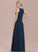 Fabric Ruffle Length Embellishment ScoopNeck Silhouette Floor-Length Neckline A-Line Myah Trumpet/Mermaid Spaghetti Staps Bridesmaid Dresses